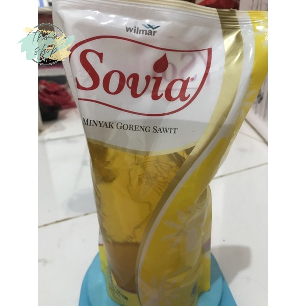 

minyak goreng 1 Liter Sovia 1L refill pouch