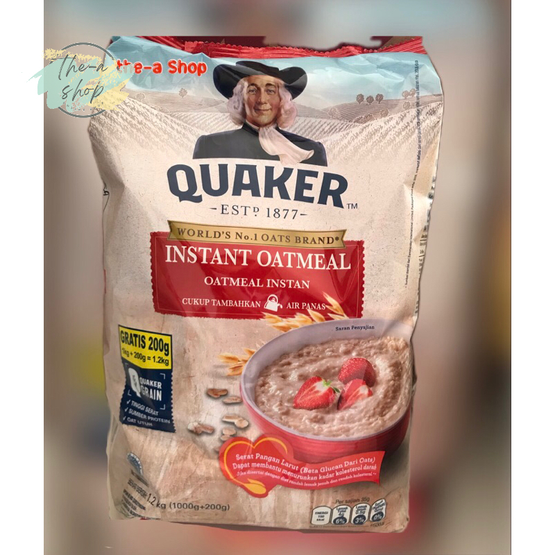 

Quaker 1200gr Merah instant Oatmeals