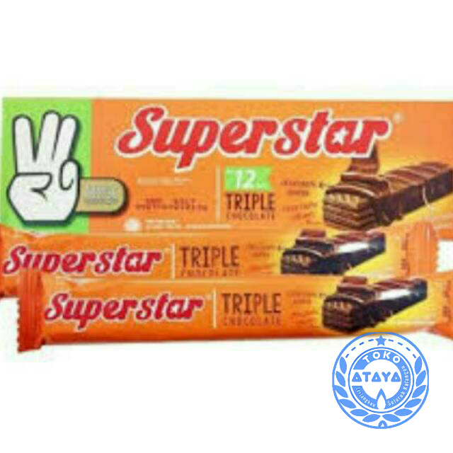 

(BOX) Superstar Triple Chocolate (20pcsx16gr) grosir toko snack