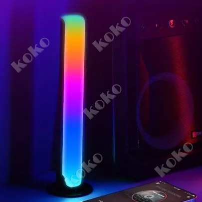 【Penjual Lokal】Lampu LED RGB Bar Strip Spectrum Audio Indicator Music Sound Control Lamp Music Atmosphere Light