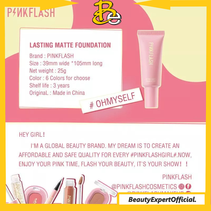 ⭐️ Beauty Expert ⭐️ PINKFLASH Lasting Matte Foundation PF-F03 - PINKFLASH Lasting Matte Concealer PF-F04 - PINKFLASH Foundation &amp; Concealer