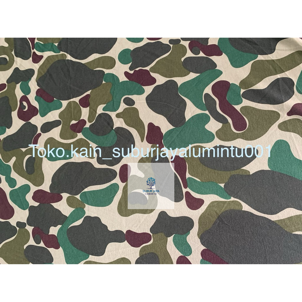 KAIN KAOS LORENG ORI/ ARMY / BAHAN DORENG / LORENG KAOS / KAIN ANGKATAN / ABRI / POLY 30S