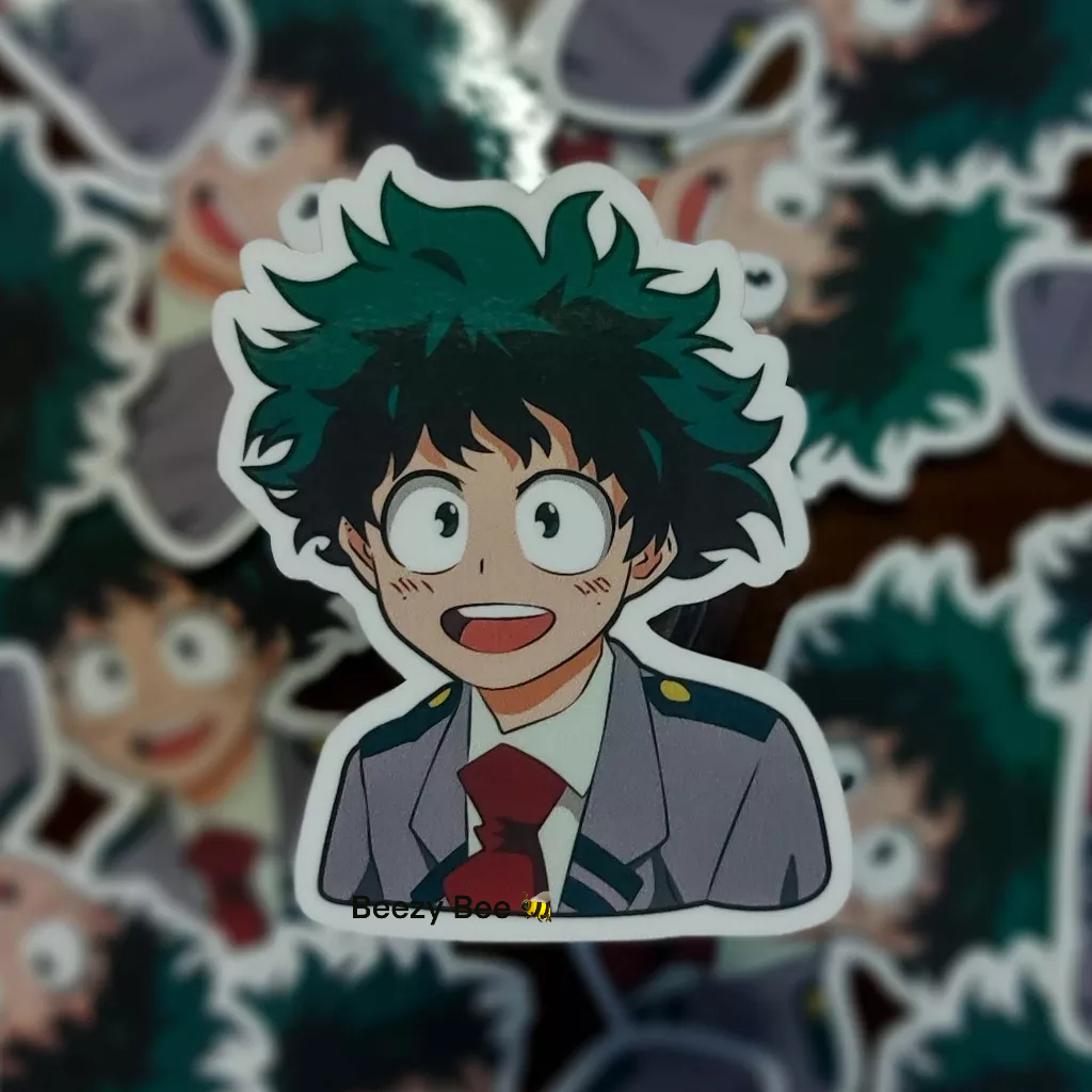 

Sticker Anime Kualitas Anti Air Anti Debu Stiker – My Hero Academia - Izuku Midoriya- Laptop/ Jurnal/ Tumbler DLL