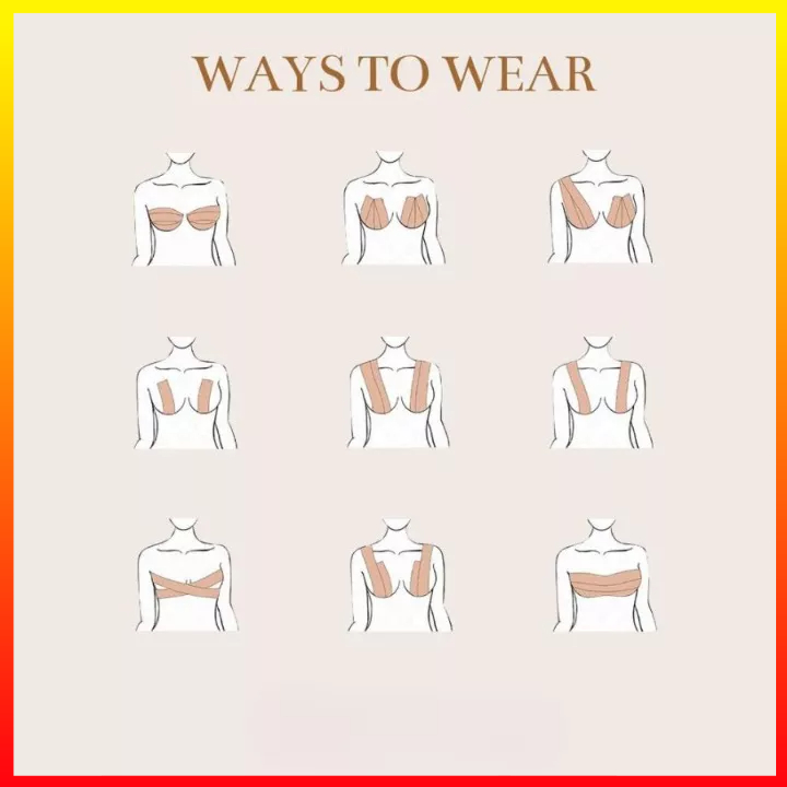 Boob Tape Invisible Bra Penutup Puting Perekat Angkat Payudara Tahan Air 5M Panjang 5cm Lebar HELTFARM HR5 - 7CHA6QKQ