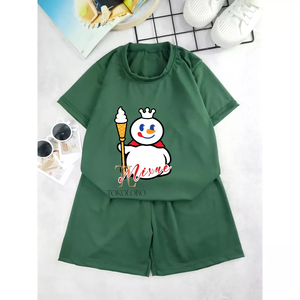 tokolobo SET ANAK KING MIXUE (SOFT SPANDEX) DTF PRINTING