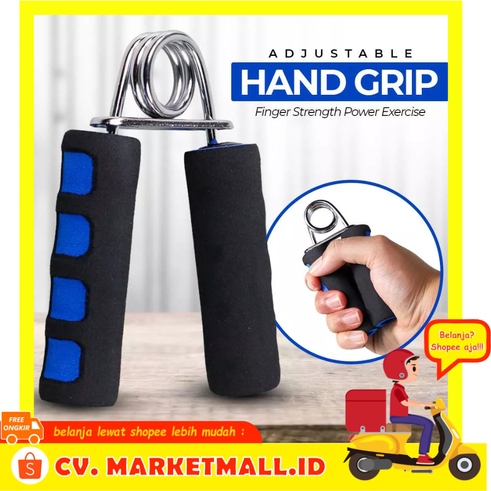 Peralatan Latihan Pengembang Otot Tangan Gripper Hand Grip Dengan Busa Pegangan Tangan LINGPENG LG70 - 7CSE28BL