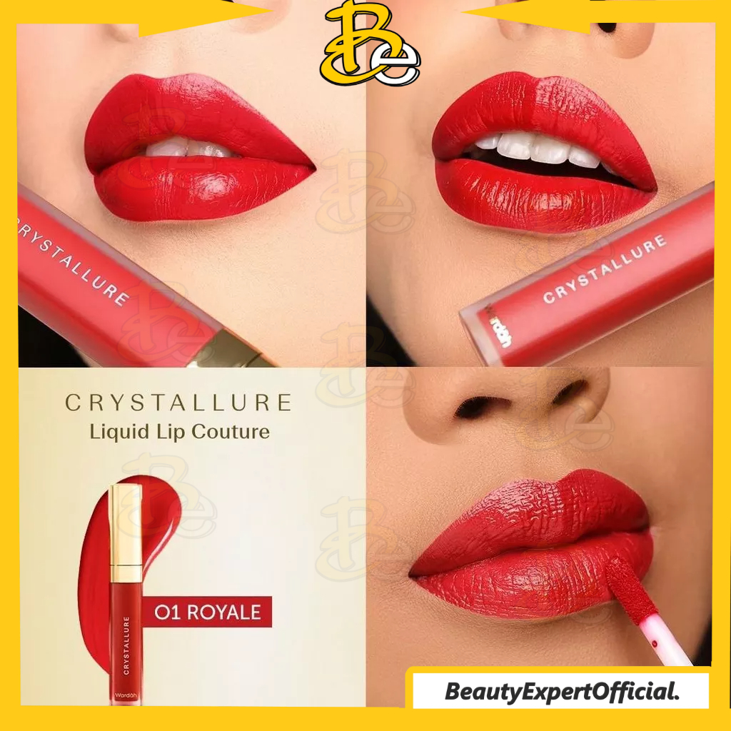 ⭐️ Beauty Expert ⭐️ Crystallure Precious Liquid Lip Couture 6.5 g - Wardah Crystallure Lip Cream (Hasil glossy dan melembabkan bibir)