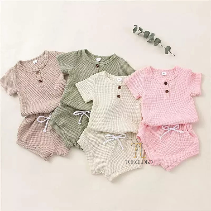 tokolobo 12.12 BIRTHDAY Baju Setelan Anak Caroline Unisex