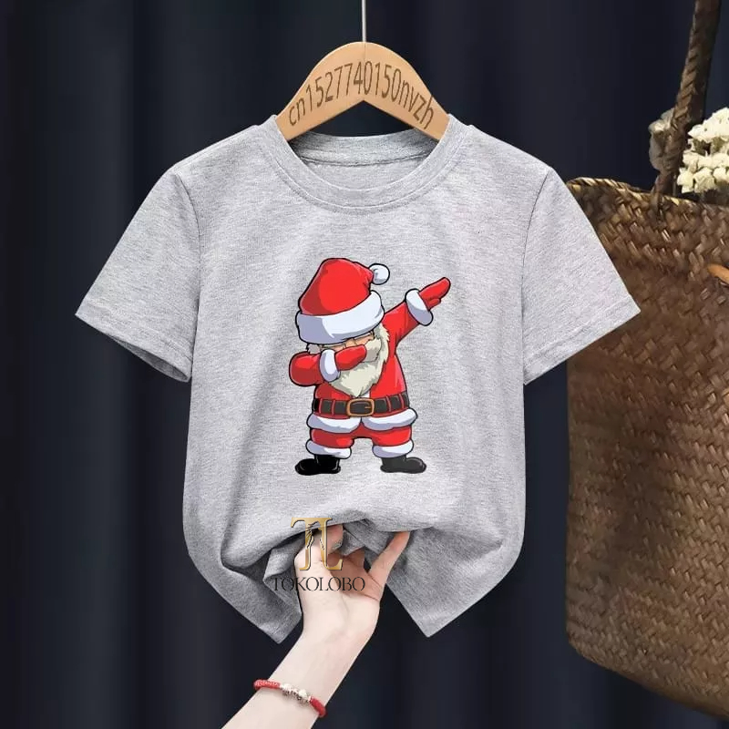 tokolobo Kaos Tshirt TC Santa Claus DAB DTF Print Size 1-4