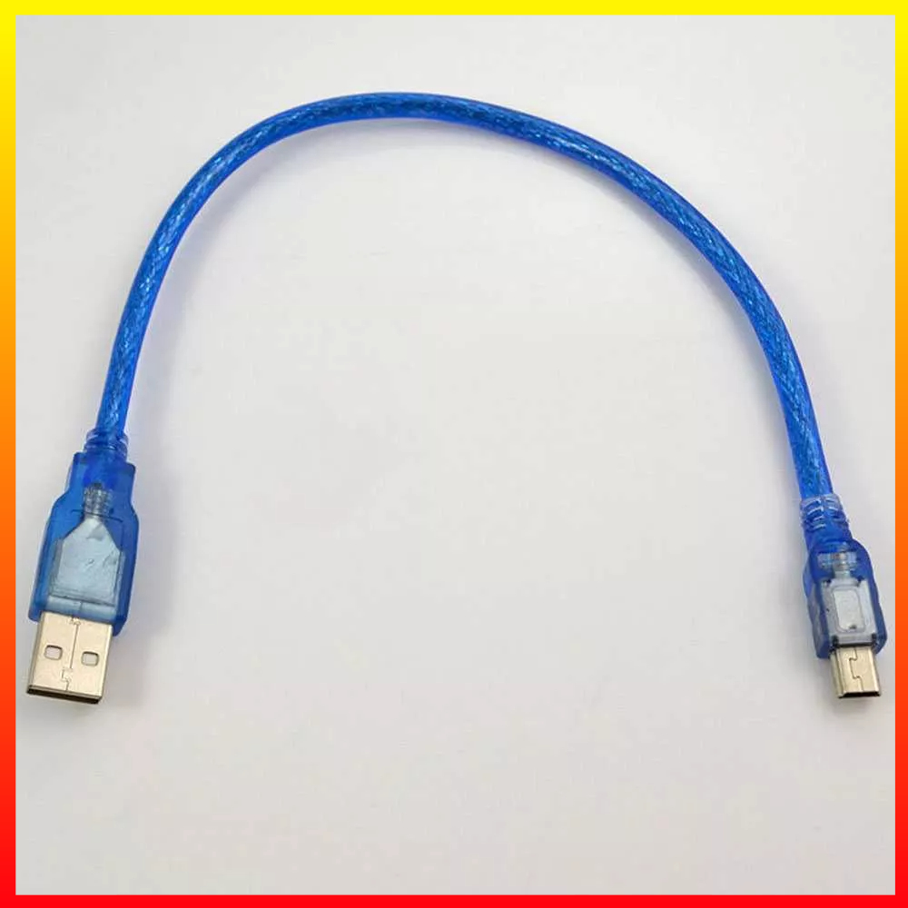 Kabel USB 2.0 A Male ke Mini USB B 5 Pin Male 30 Cm untuk PC Data Charging PS3 - OMUA1TXX