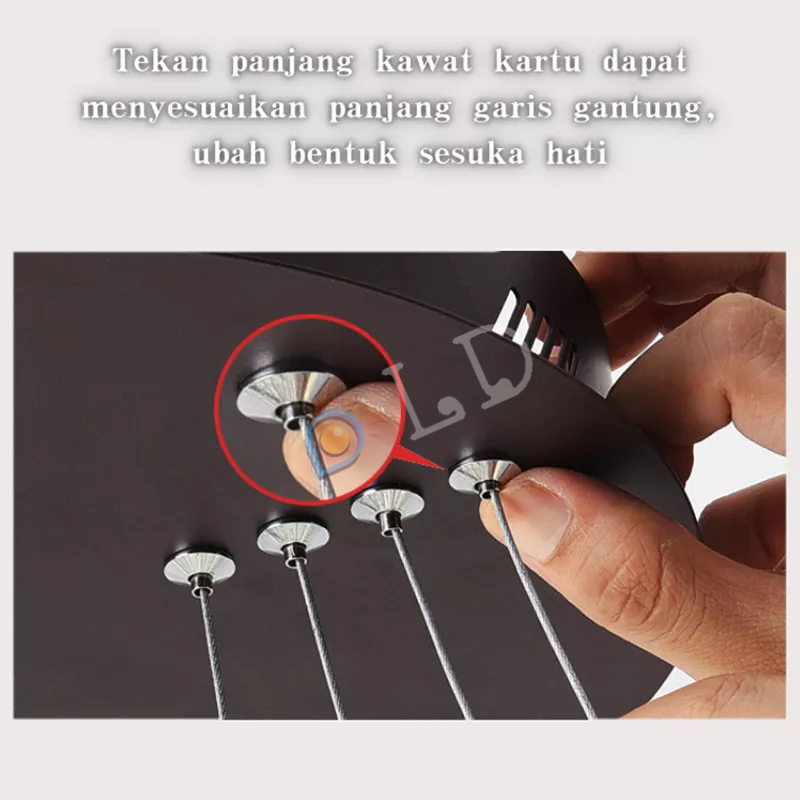 [COD] Lampu Gantung Minimalis Modern RUANG TAMU - Lampu Gantung LED 3 Ring Modern Untuk Kamar Tidur Lampu Gantung Emas 3 Ring LED 3 Warna Ceiling Lamp Sederhana Ruang Makan Ruang Tamu Chandelier