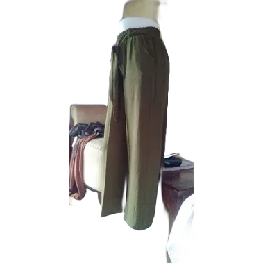 Celana Kulot Crinkle Celana Panjang Celana kulot Crinkle Celana Kulot Murah Celana Kulot Tali ukuran Standar All size