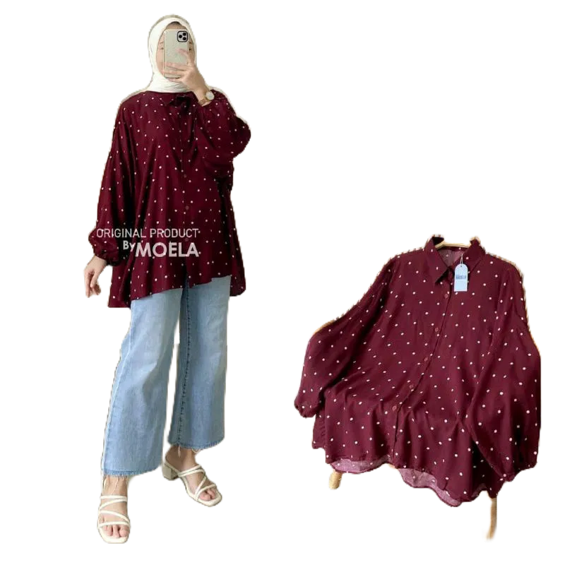 Kemeja Oversize Rayon Viscose