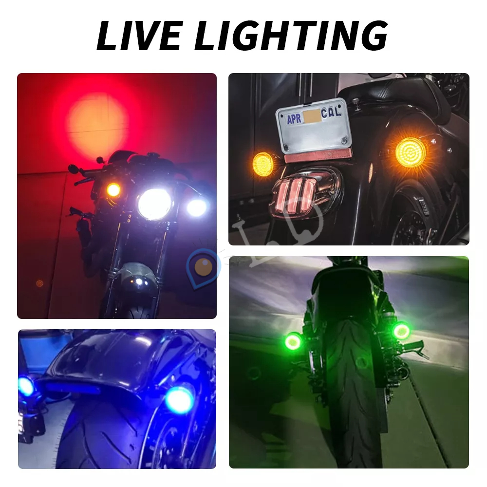 Sepasang Lampu Senja 54 Mata Lampu Sen 54 Titik Led Sein Motor Brigt CR7 Lampu Led T10 2 Mode Lampu T10 Led Bohlam 54 Titik Nmax Aerox Pcx Vario ADV