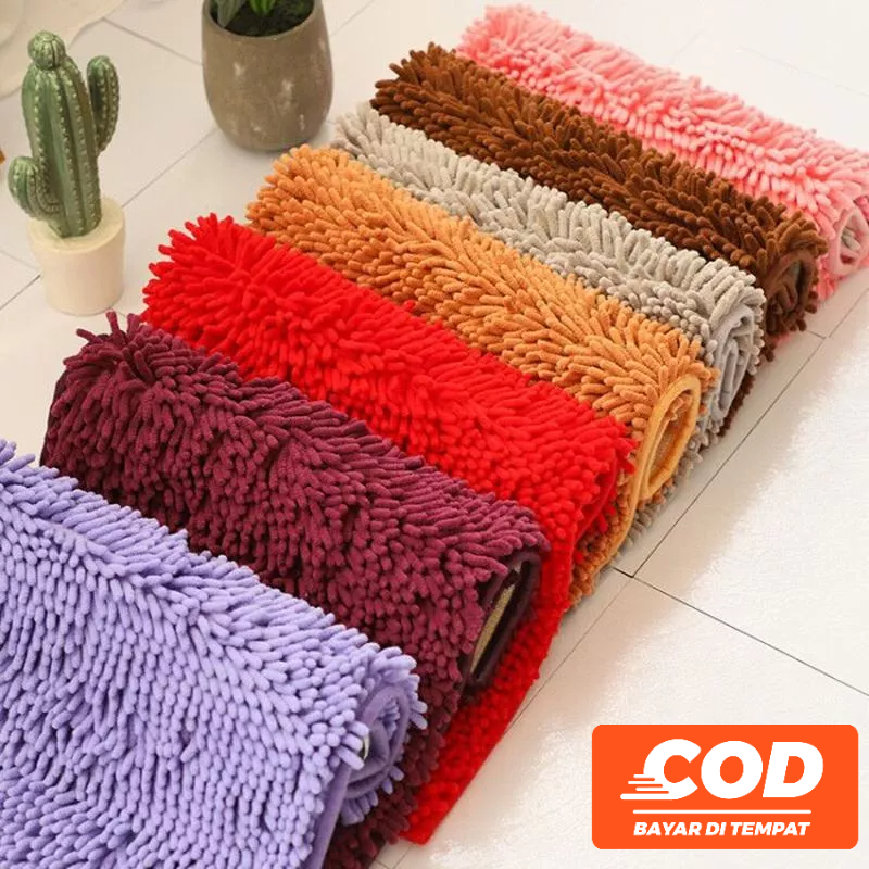 Keset Kaki Cendol Antislip Bahan Microfiber