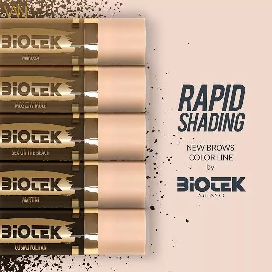 TINTA SULAM ALIS BIOTEK ALL COLOR / BIOTEK EYEBROW SERIES / BIOTEK ORIGINAL MADE IN ITALY