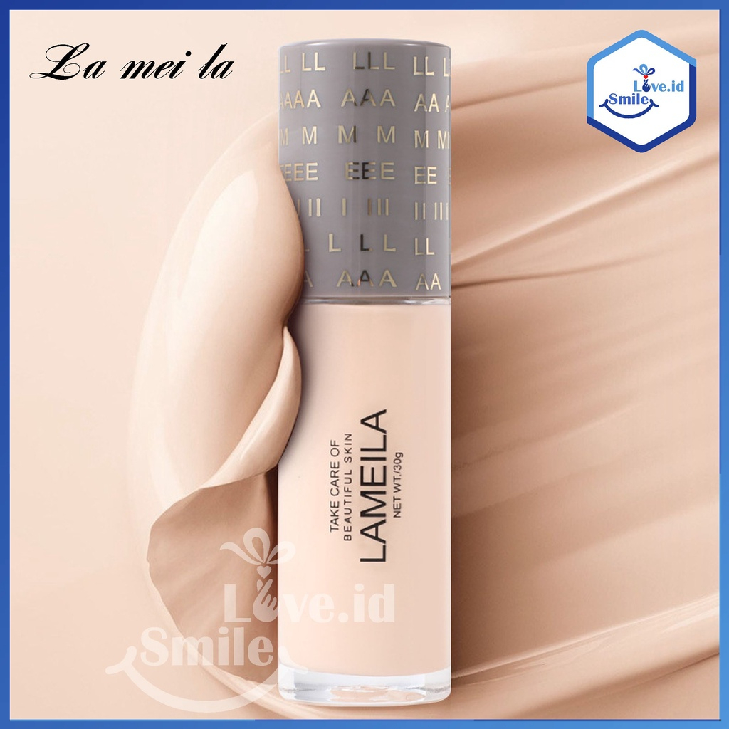 LAMEILA Foundation 3 Warna Take Care Of Beautiful Skin MakeUp 30ml L33