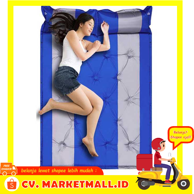 Kasur Lipat Matras Spons Outdoor Camping Bantal Udara Inflatable Cushion Bed Levor - 7RSEI4BL