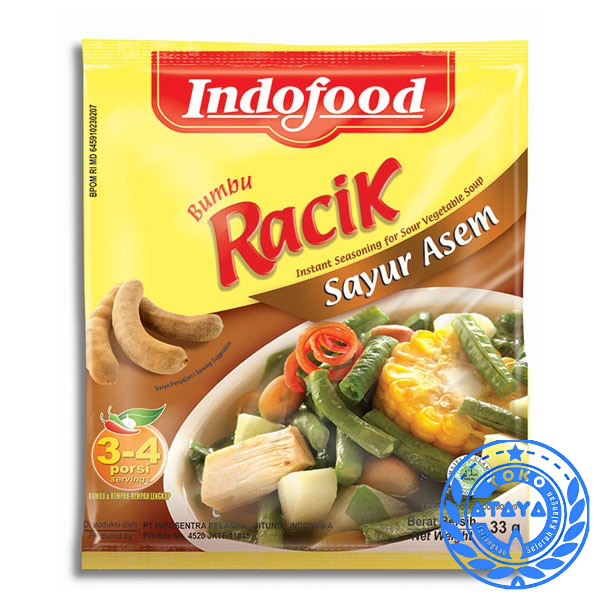 

INDOFOOD BUMBU RACIK SAYUR ASAM 33 GR ATY1