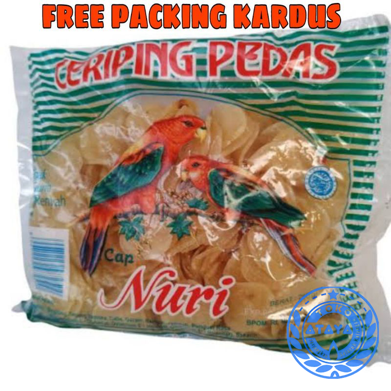 

IV CERIPING PEDAS NURI 250 GRAM / KERUPUK PEDAS / KERIPIK PEDAS