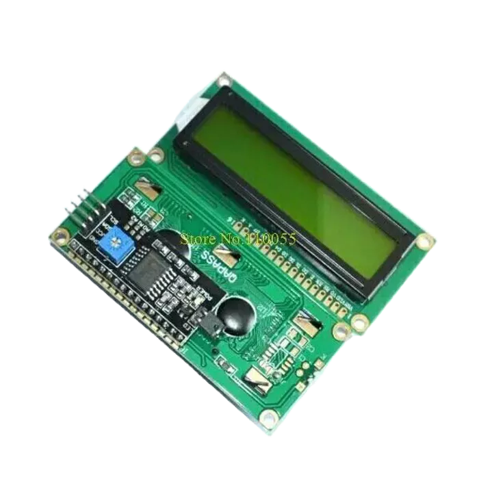 HQ 1602 16x2 HD44780 Character LCD green with IIC/I2C