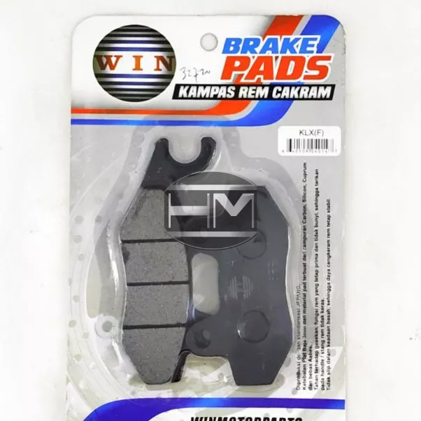 Kampas rem cakram depan sepeda motor KLX 150, Thunder 125 merek win