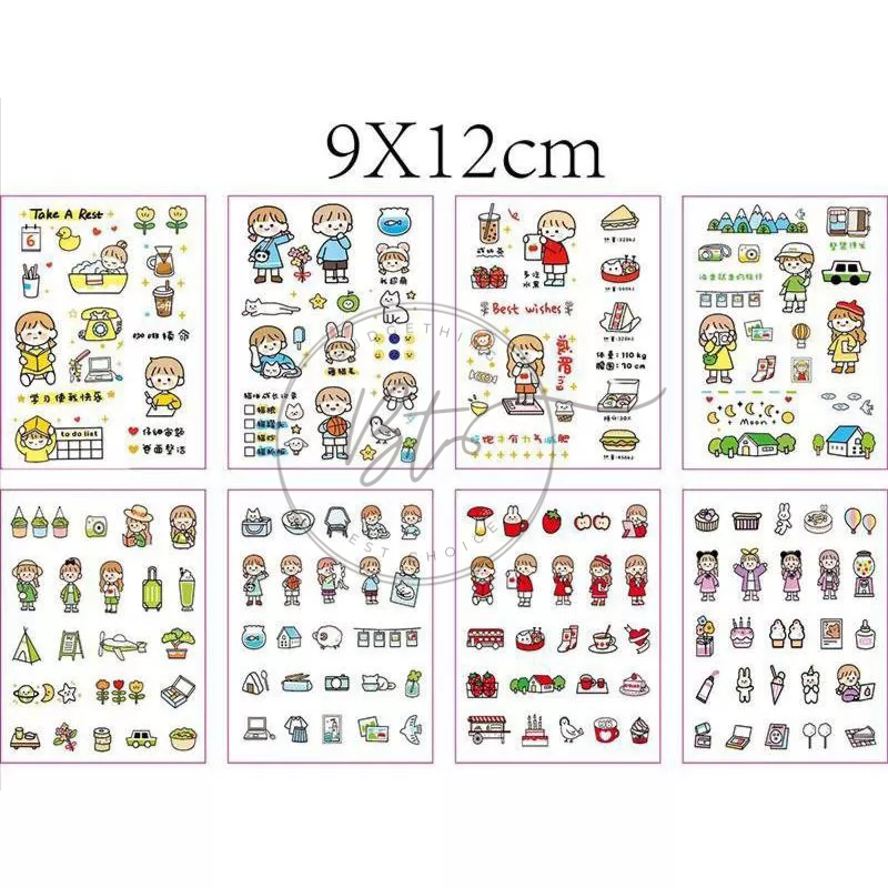 

[B235] Stiker Motif Emoji Untuk Dekorasi Handphone Diary Diy Saku Stiker Alat Tulis Transparan Tahan Air Catatan Tempel Untuk Kantor/Sekolah