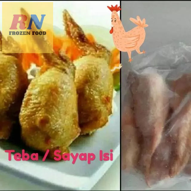 

Sayap isi Teba homemade