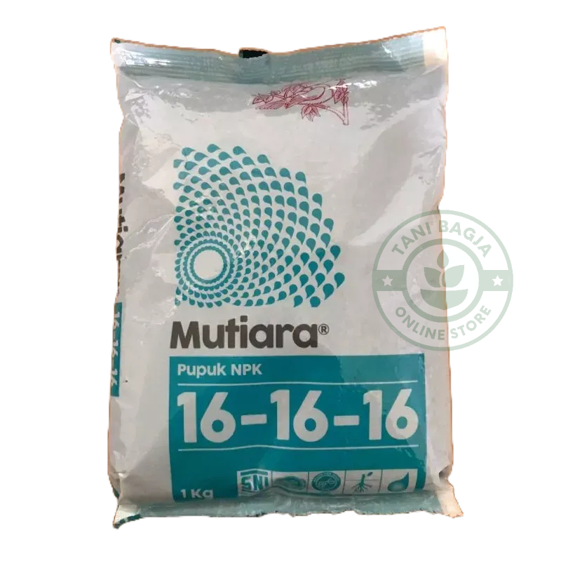 NPK Mutiara 16-16-16 1 KG PUPUK TANAMAN PUPUK MEROKE PUPUK 161616 pupuk buah pupuk daun