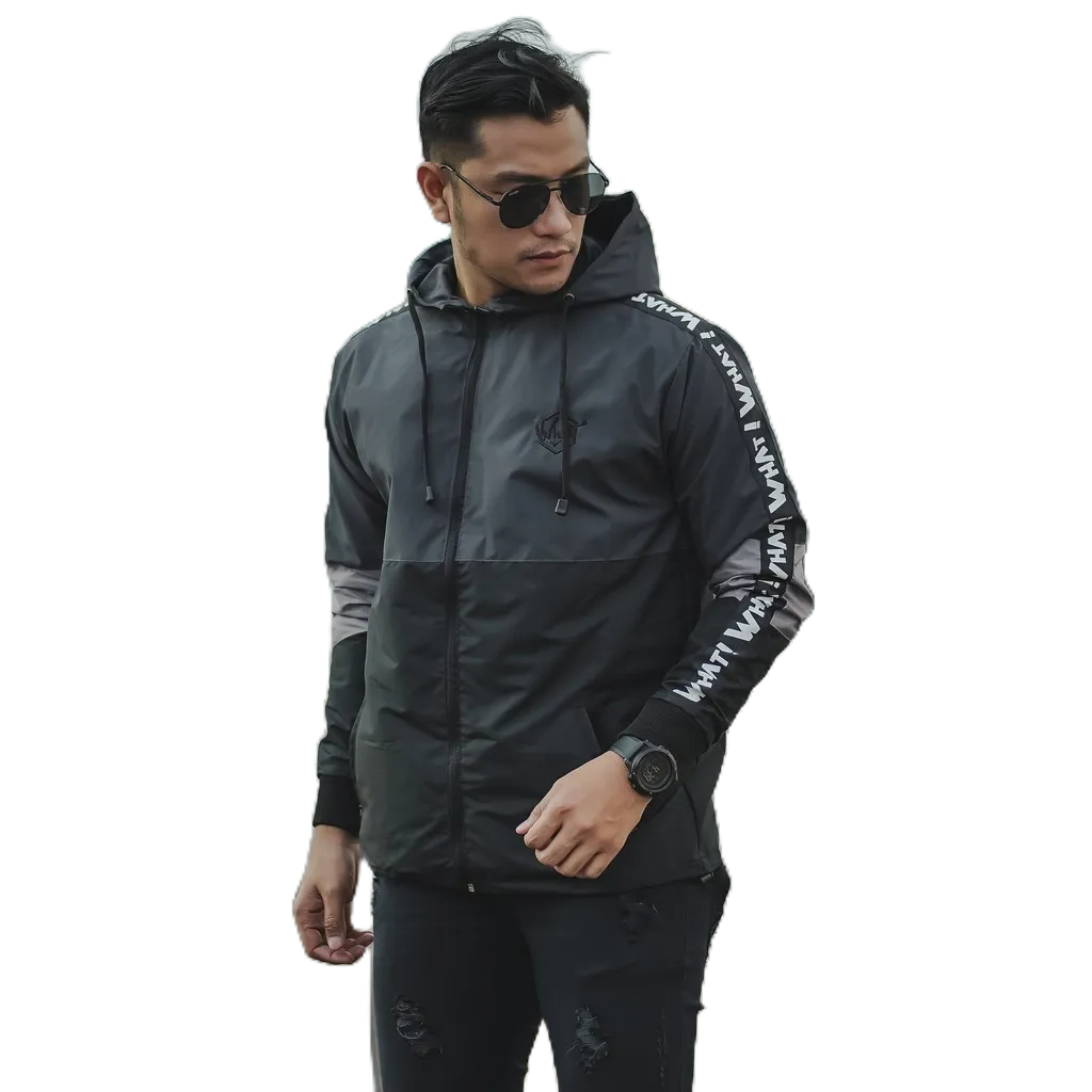 INST Jaket Windbreaker 3D | JAKET Olahraga Lari Running | JAKET PARASUT PRIA