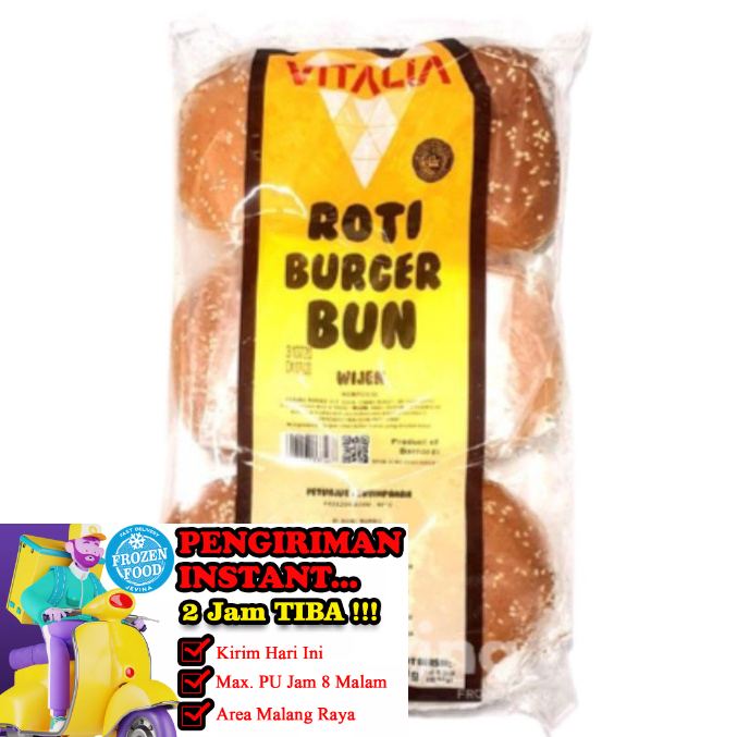 

Vitalia Roti Burger Bun Wijen Isi 6