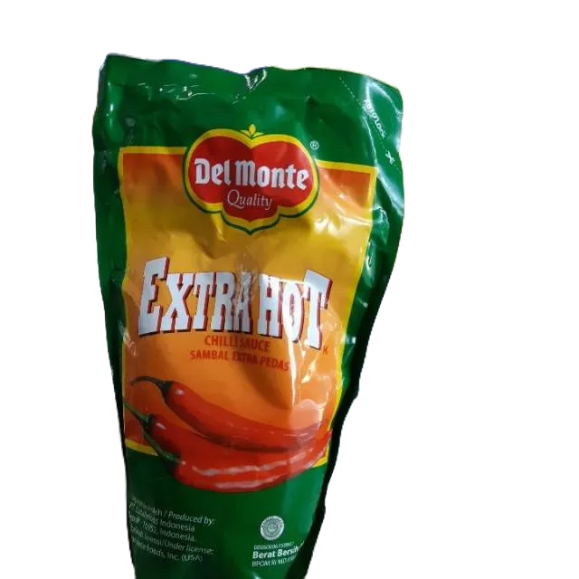 

Delmonte saus tomat / saus sambal extra hot bag 1lt
