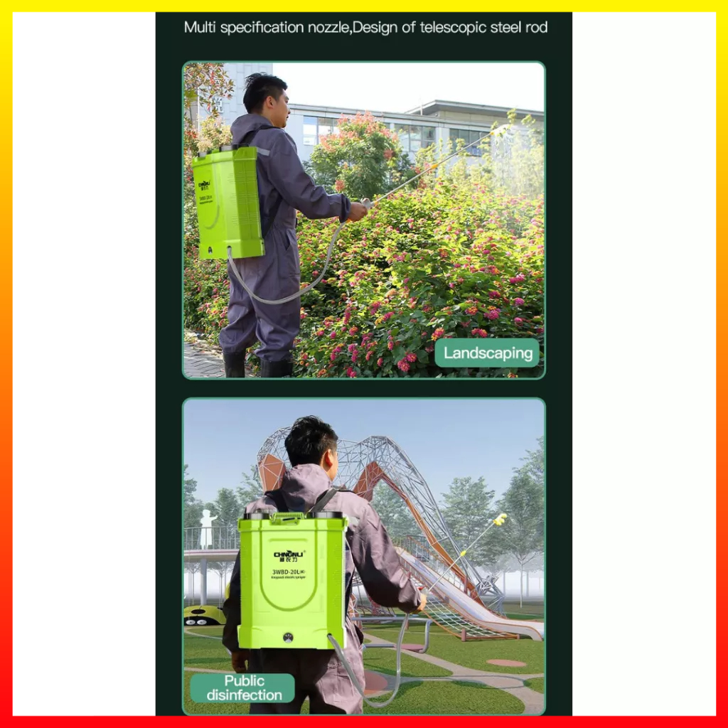 Semprotan Sprayer Gendong Taman Pertanian Elektrik Baterai Isi Ulang Ransel Semprot Pestisida 18L CHNONLI 3WBD - 7CHA62OR