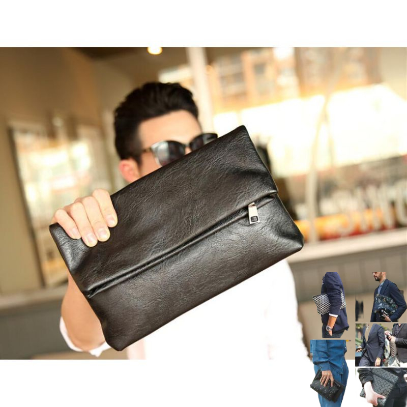 Clutch Import Handbag Kulit Pria wanita Model Rhodey