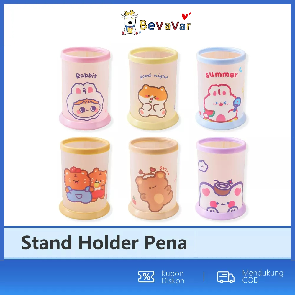 BEVAVAR Kotak Pensil Tabung Tempat Pensil Alat Tulis Tabung/Pen Holder Organizer