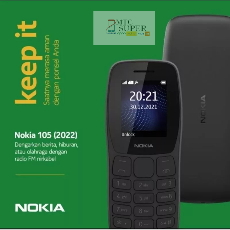 NOKIA 105 2022 GARANSI RESMI TAM