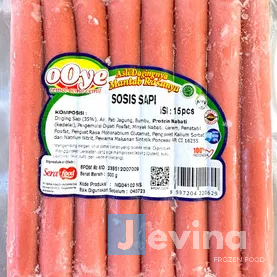 

Ooye Sosis Sapi 15Pcs 500g