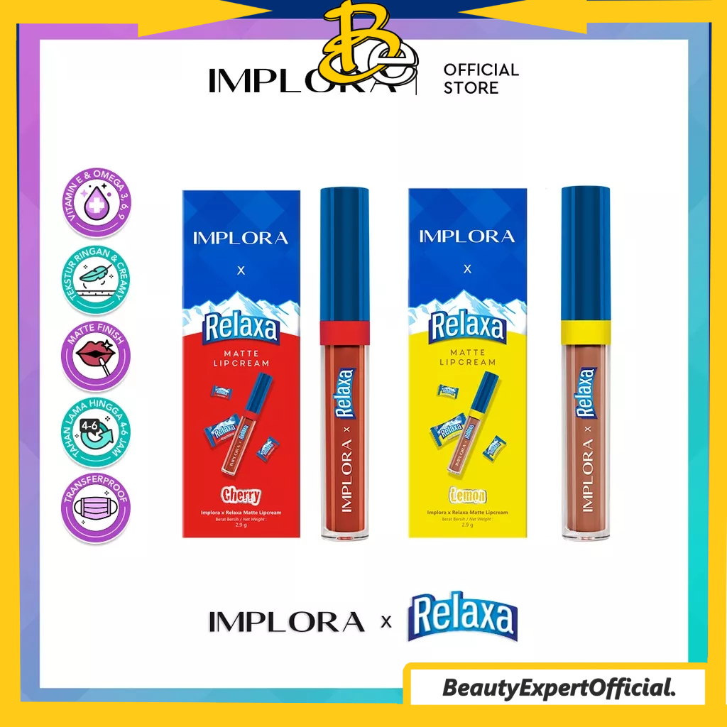 ⭐️ Beauty Expert ⭐️ Implora X Relaxa Matte Lipcream (New Launch)