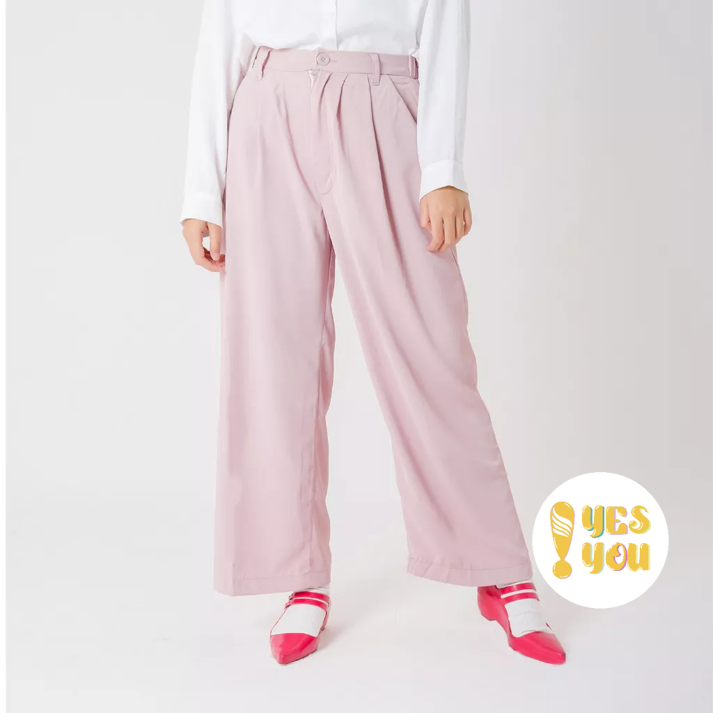 Yesyou Akasia Pants Pink Woman - All Size