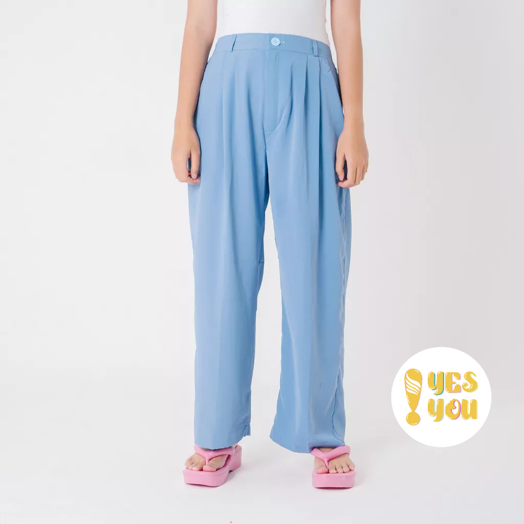 Yesyou Akasia Pants Blue Woman - All Size