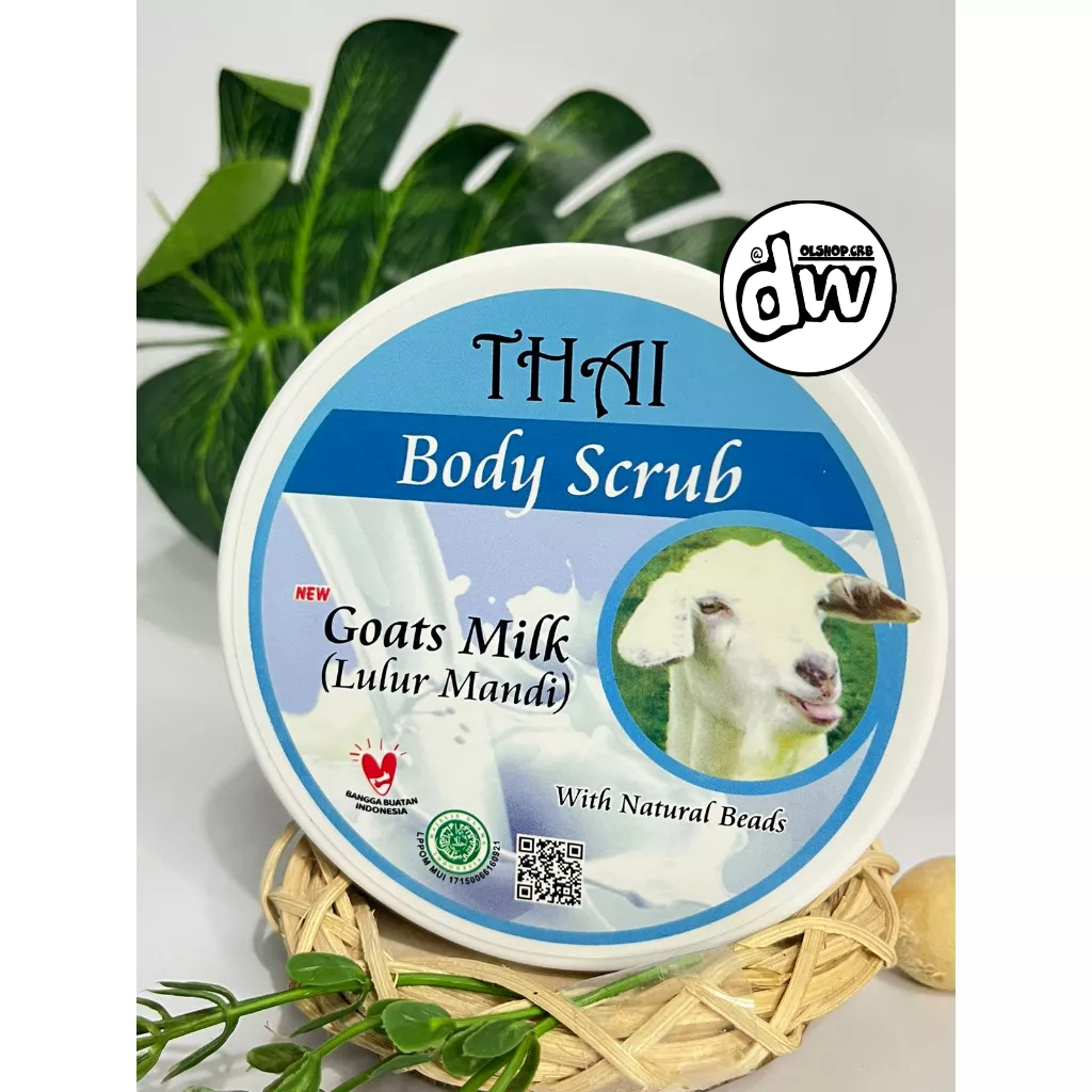 Lulur Mandi Susu Kambing Body Scrub Thai Goats Milk 200gr