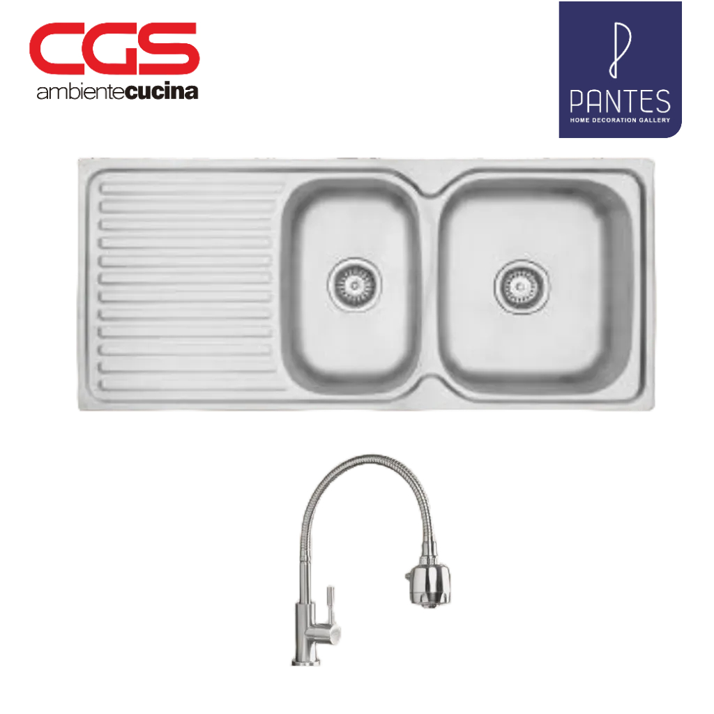 Bak Cuci Piring / Washbak CGS Essanta 8S + Kran Milan / Washbak Mewah Harga Murah