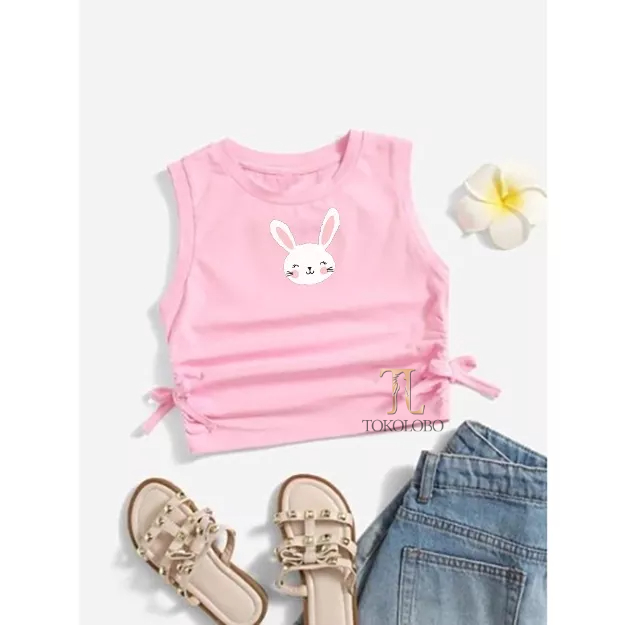 tokolobo SINGLET SERUT ANAK  BUNNIES (DTF PRINTING)