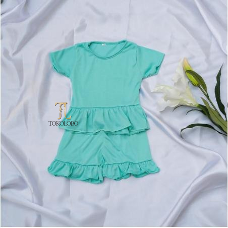 tokolobo SET Baju Anak Rufle