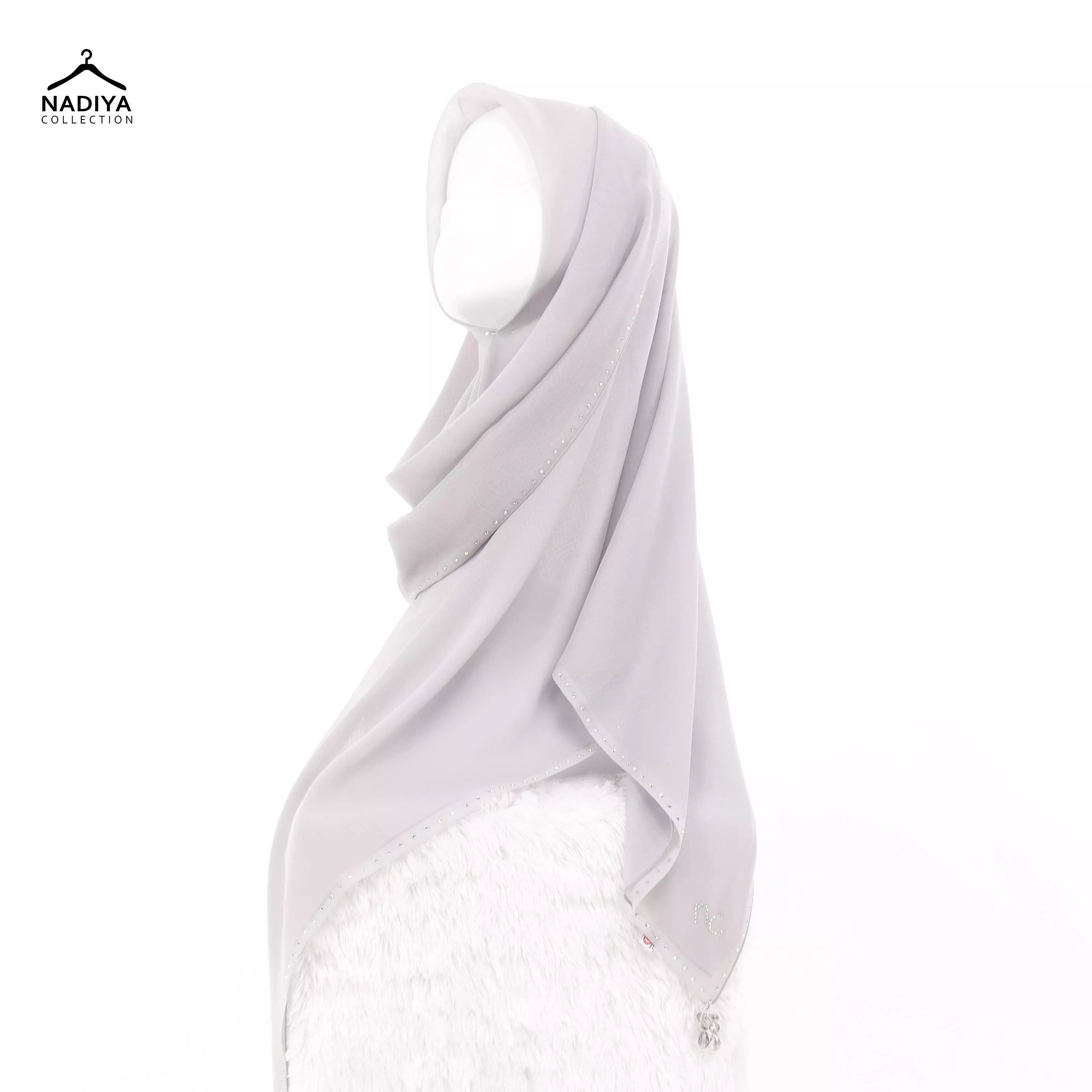 Jenna Scarf - Lby Syahrini Scarf Paris Japan Crystal Line by Nadiya