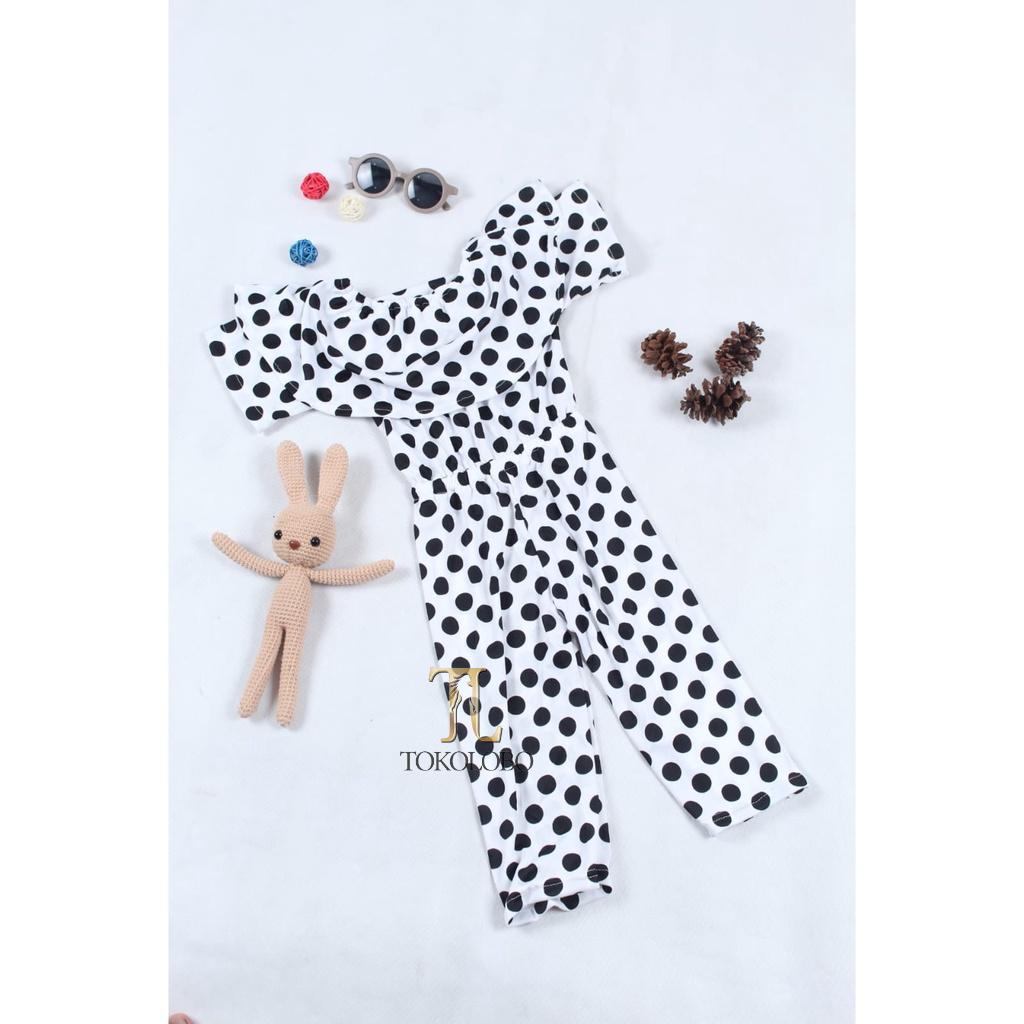 tokolobo JUMPSUIT ANAK RUFFLE DOT