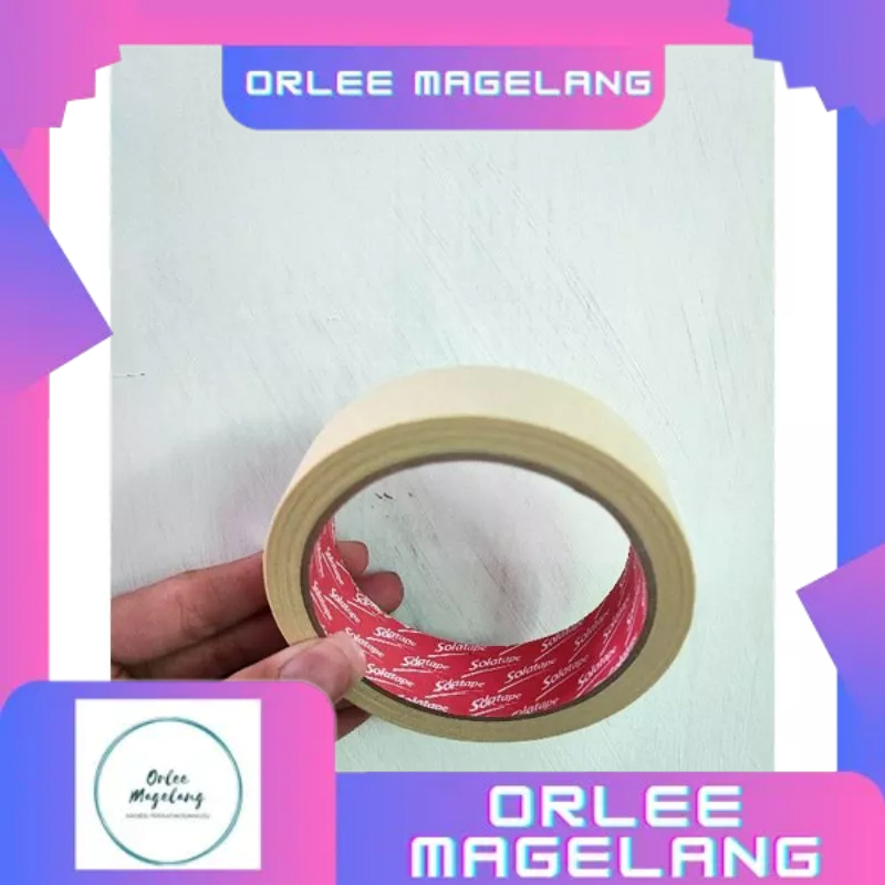

lakban kertas solatape 1 inch tebal Original Termurah,Bagus