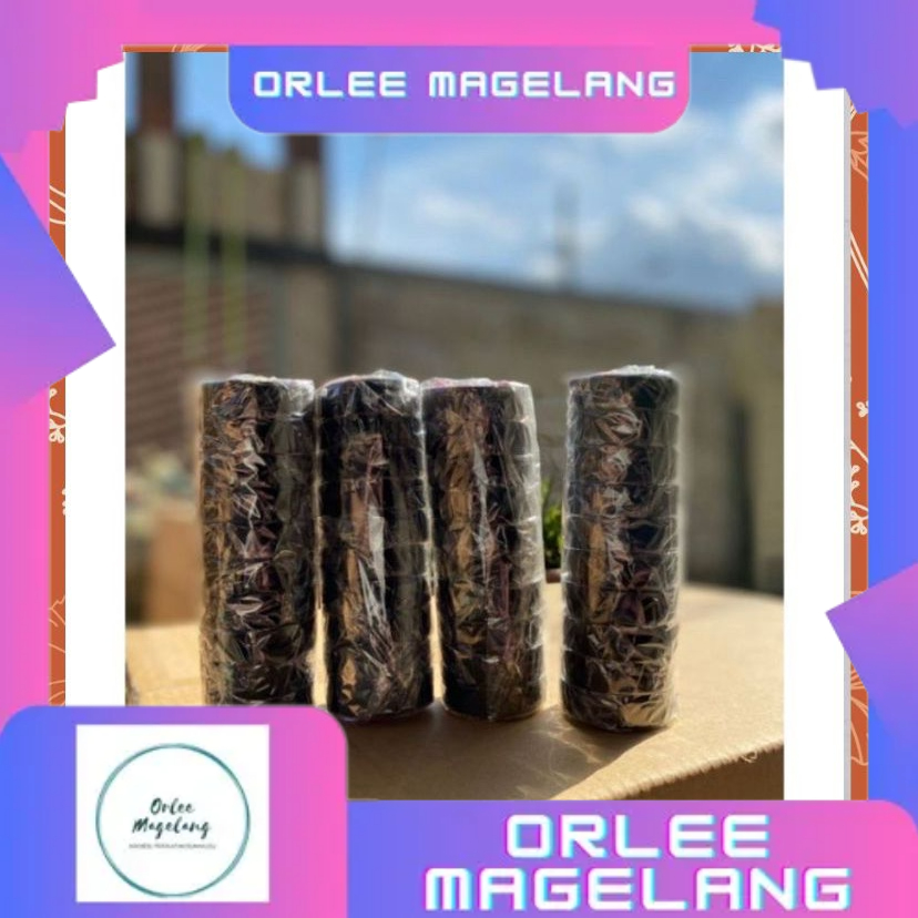 

1 PAK isolasi hitam SM rekat isolasi listrik (125gram)isi 10 roll MURAH MERIAH