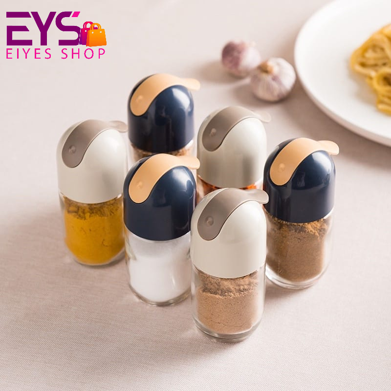 BOTOL BUMBU KACA/ TEMPAT BUMBU BULAT/ TEMPAT GARAM LADA