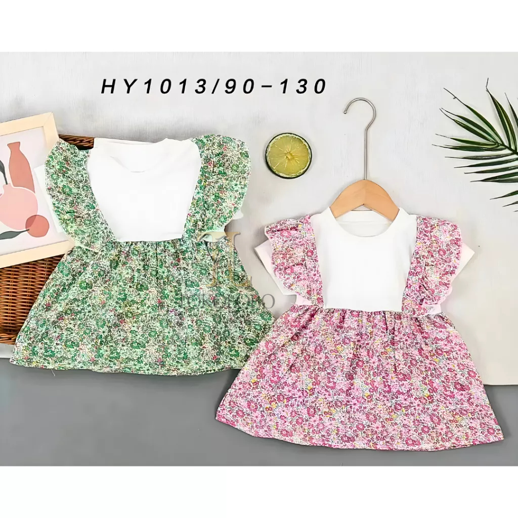 tokolobo (IMPORT) DRESS ANAK VINTAGE FLOWER KD 1013